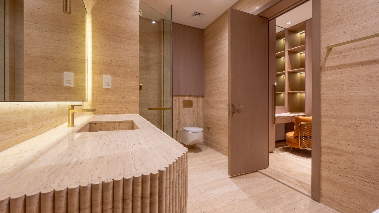 Tuscany Beige Travertine Washroom Basin