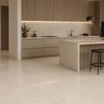 Imperial Beige Marble Kitchen